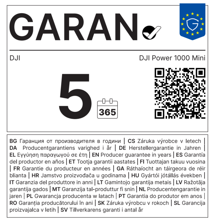 Harmonisiertes EU-Garantielabel: gewerbliche Haltbarkeitsgarantie des Herstellers
